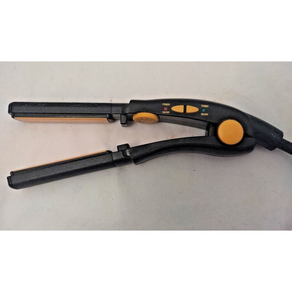 Conair Hair Flat Iron Straightener Ceramic CS4J Turbo Fast Heat Up Adjustable